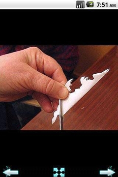 如何做剪纸雪花截图