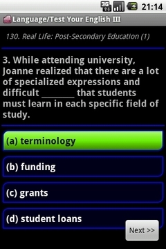 Test Your English III.截图