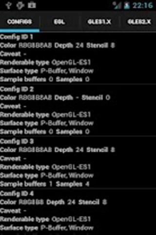 OpenGL-ES Info截图1