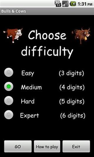 公牛&母牛猜数字截图4
