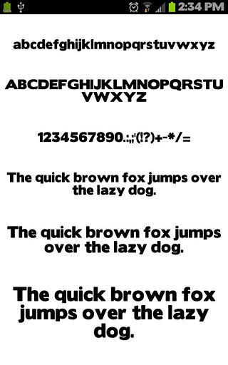 Bold Pack for FlipFont® free截图4