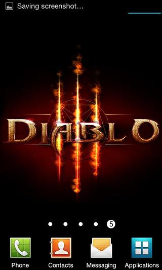 Diablo 3 Fire Live Wallpaper截图3