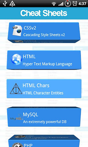 Cheat Sheets Lite截图4