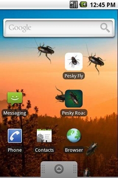 蟑螂在您的手机截图