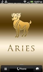 Aries Zodiac Gold WP截图2