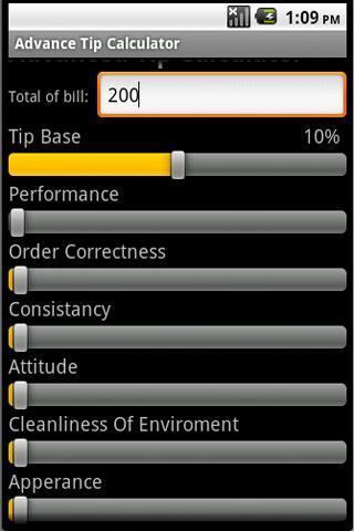 Advanced Tip Calculator截图1