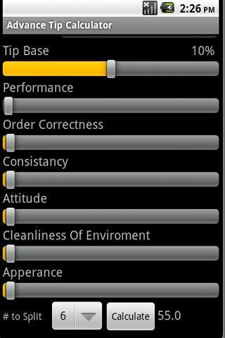Advanced Tip Calculator截图2