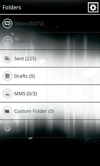 Platinum ICS GO SMS Theme截图2