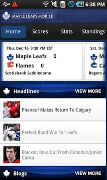 Maple Leafs Mobile截图