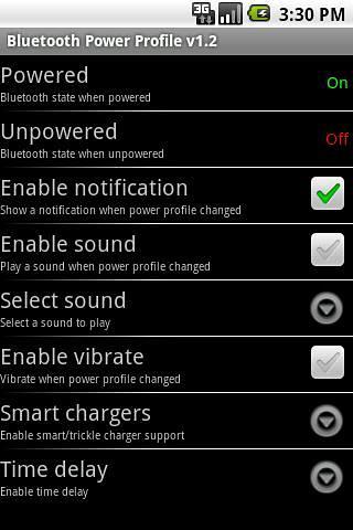 Bluetooth Power Profile截图2