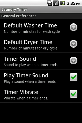 Laundry Timer截图2