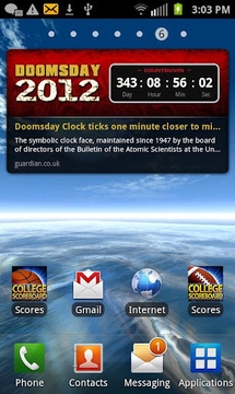 末日倒计时小插件(Doomsday Countdown Widget)截图