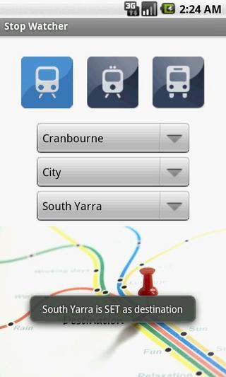 Melbourne Transport Alarm截图2