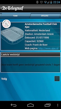 Telesport Voetbal App截图