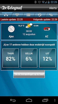 Telesport Voetbal App截图