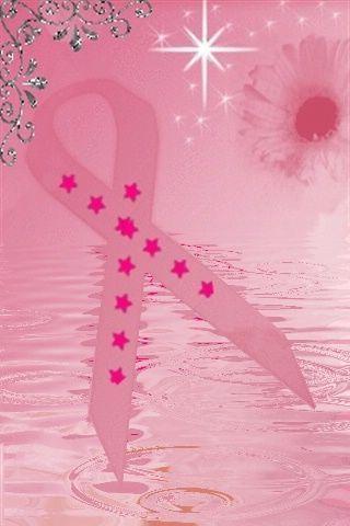 Rippling Breast Cancer Ribbon Live Wallpaper截图2