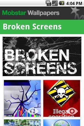 Broken Screens Wallpaper Pack截图1