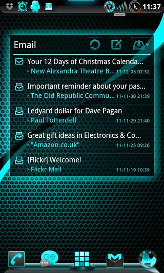 GOWidget ElectricCyan ICS-Free截图7