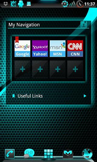 GOWidget ElectricCyan ICS-Free截图8