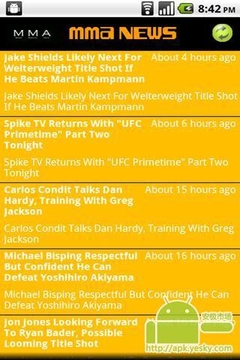 拳击 RSS 新闻直播截图