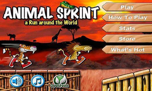 动物短跑自由 Animal Sprint FREE截图5