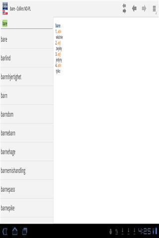 挪威-波兰迷你词典截图2