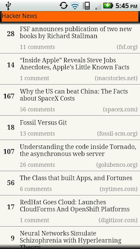 Hacker News - Read Only截图1