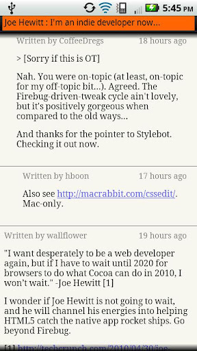 Hacker News - Read Only截图2