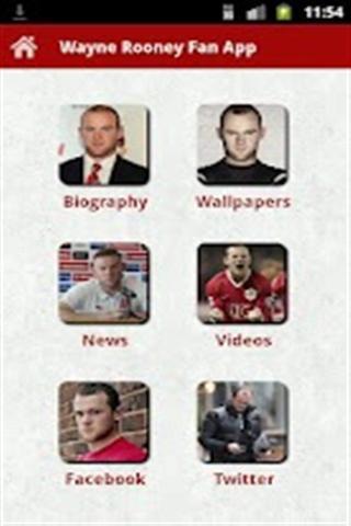 Wayne Rooney Fan App截图1