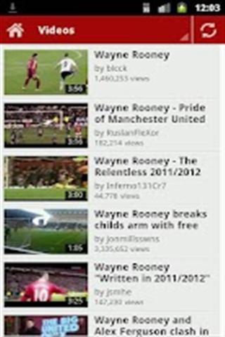 Wayne Rooney Fan App截图5