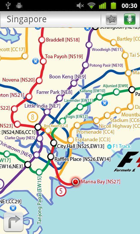 新加坡24号地铁 Singapore metro map for Metro24截图2