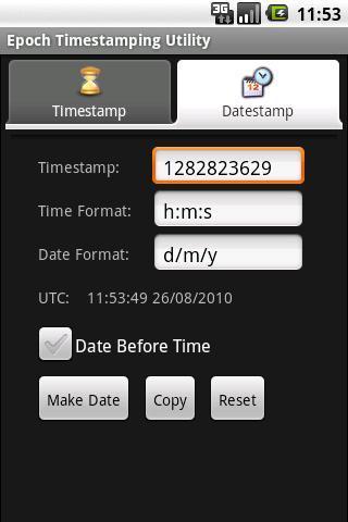 Epoch Timestamping Utility截图2