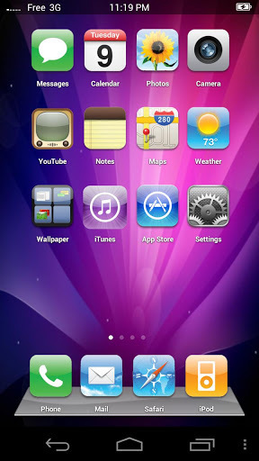 Fake iPhone Launcher Free截图2