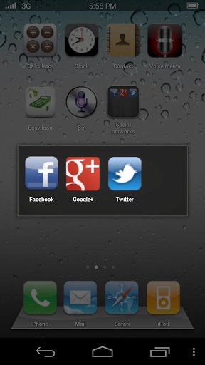 Fake iPhone Launcher Free截图6