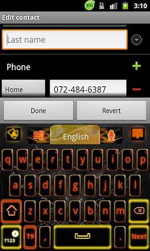 GO Keyboard Rebirth theme截图1