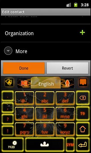 GO Keyboard Rebirth theme截图2