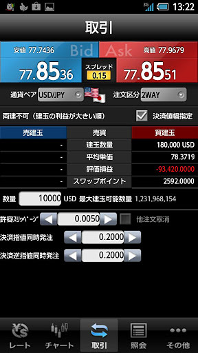 SBI FXTRADE截图8