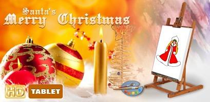 kids Coloring Santa TABLET 截图1