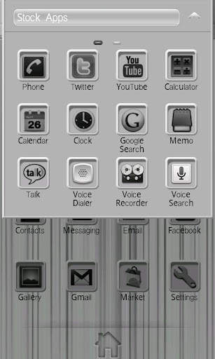 Whitewashed Go Launcher EX截图5