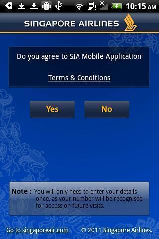 Singapore Airlines Mobile截图2