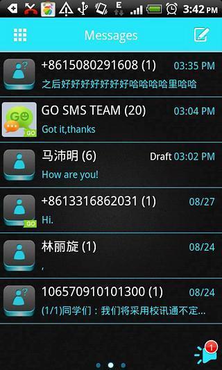 Stereo Box Go SMS Pro theme截图2