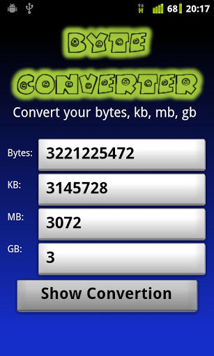 Byte Converter截图2