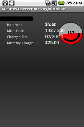 Minutes Checker: Virgin Mobile截图7