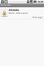 秘密短信 Secret SMS截图3