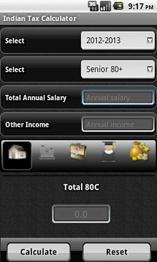 Indian Tax Calculator截图3