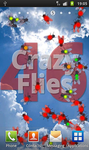 Crazy Flies LiveWallpaper Demo截图4