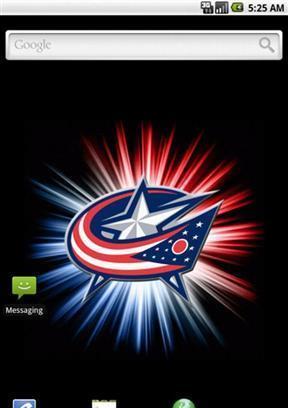 Columbus Blue Jackets Logo Live Wallpaper截图2