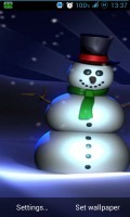 Holiday Snowman Live Wallpaper 2.0.3截图1