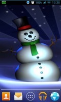 Holiday Snowman Live Wallpaper 2.0.3截图3