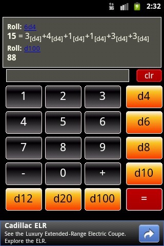 RPG Dice Calculator - Free截图1